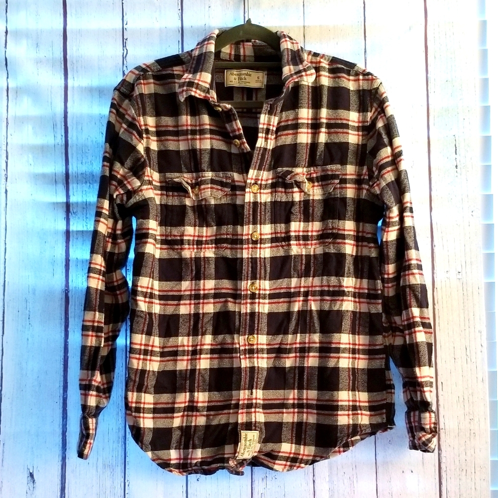 Men's Small Abercrombie A+F Flannel